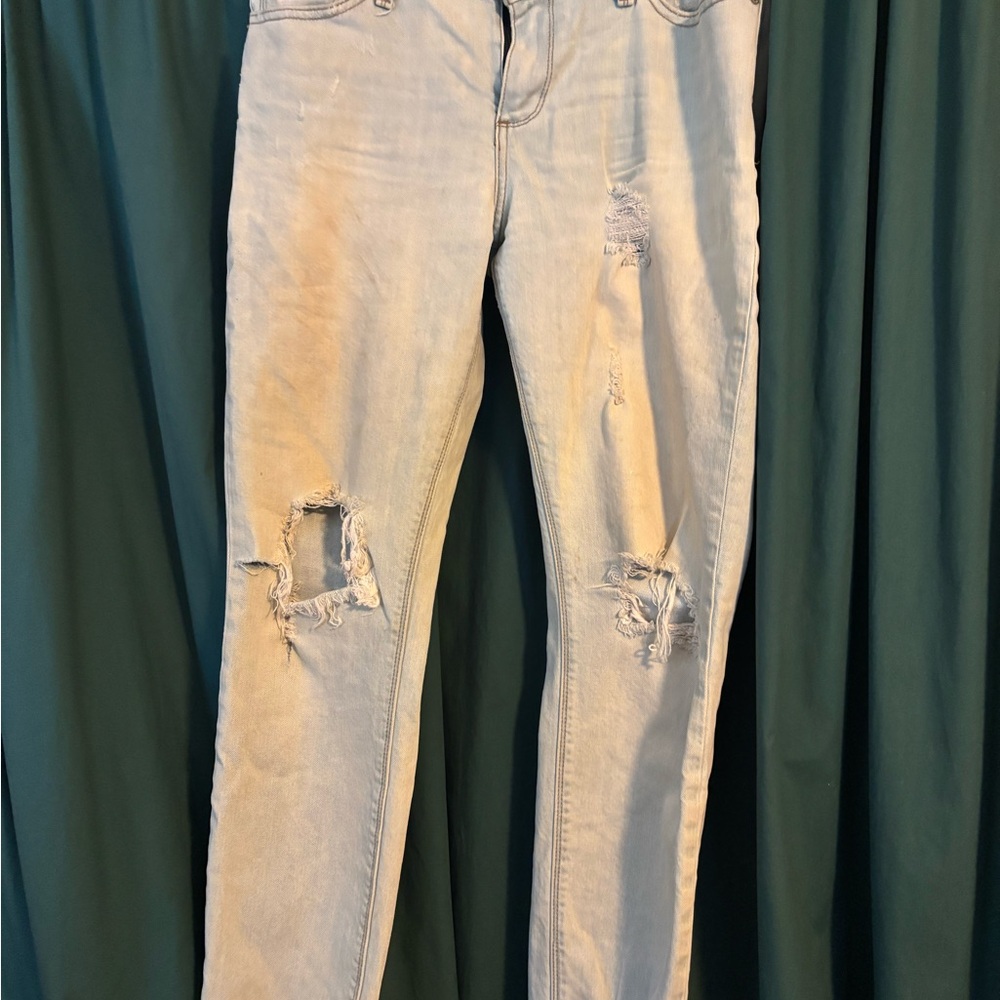 Lucky Brand Light Blue Distressed Jeans